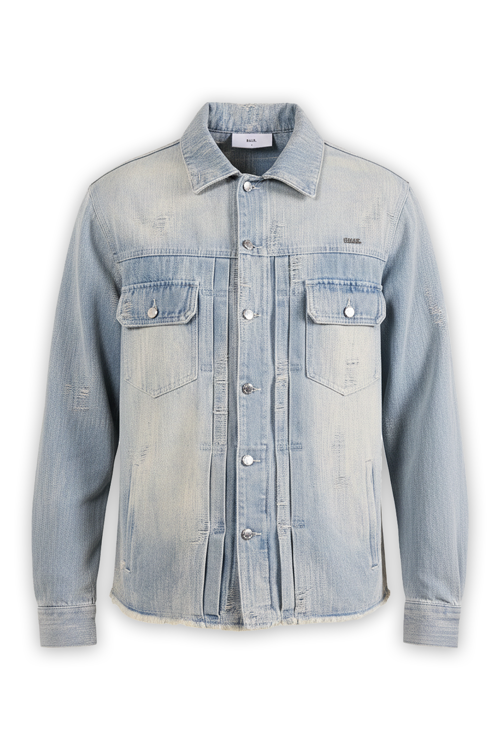 תמונה קידמית של ז'קט ג'ינס