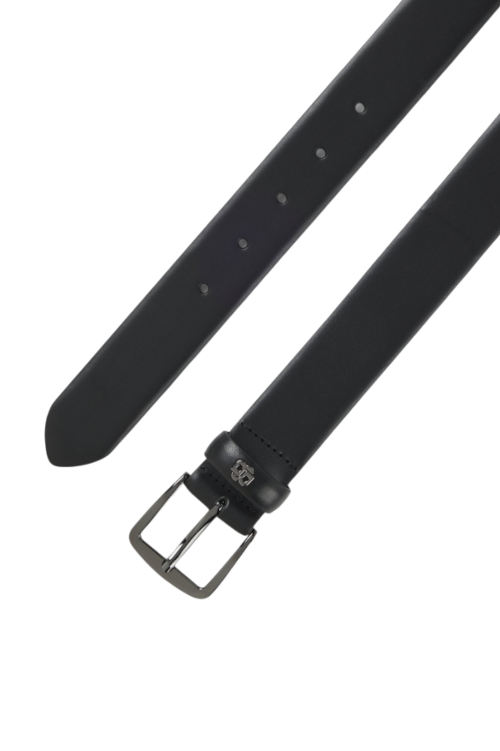 תמונה אחורית של חגורת עור