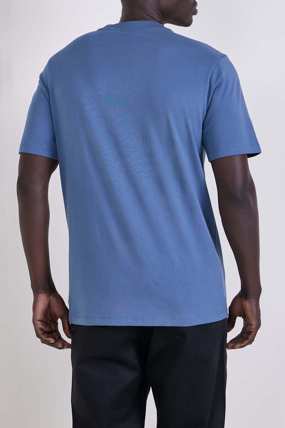 תמונת דוגמן אחורית של חולצת טי