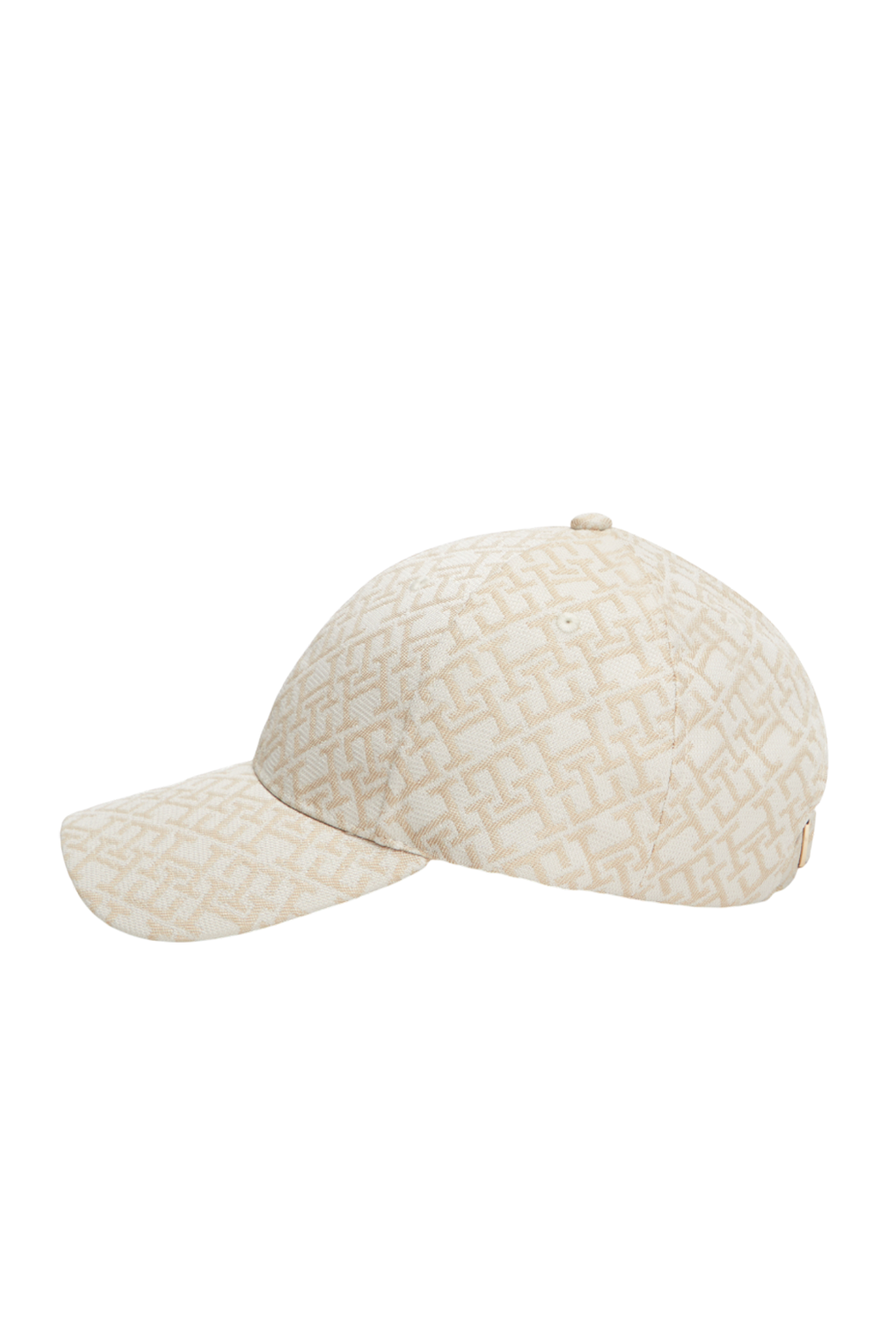 תמונת תקריב של כובע מצחייה ג'קרד