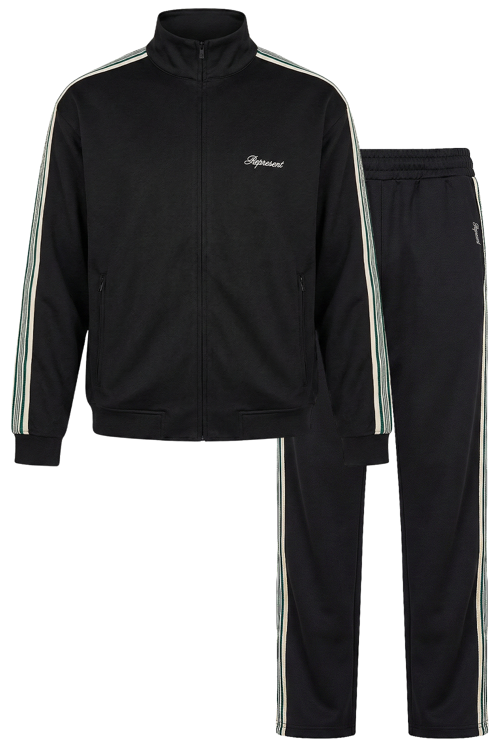 תמונה אחורית של סווטשירט עם רוכסן