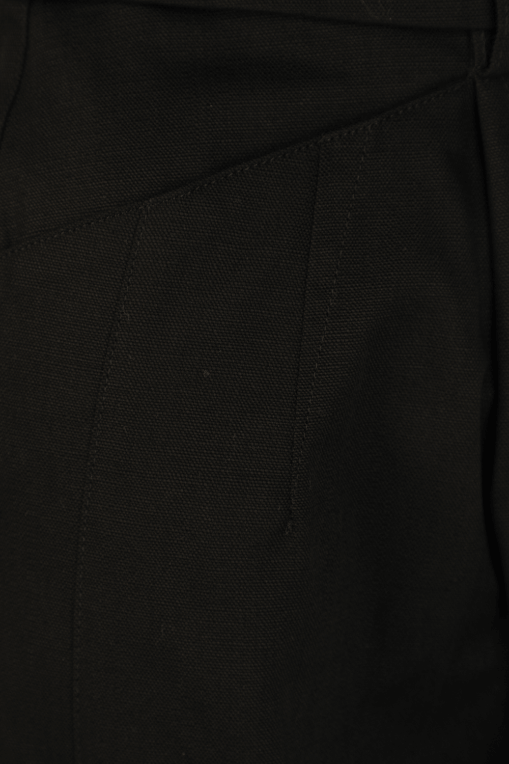 straight leg cotton trousers