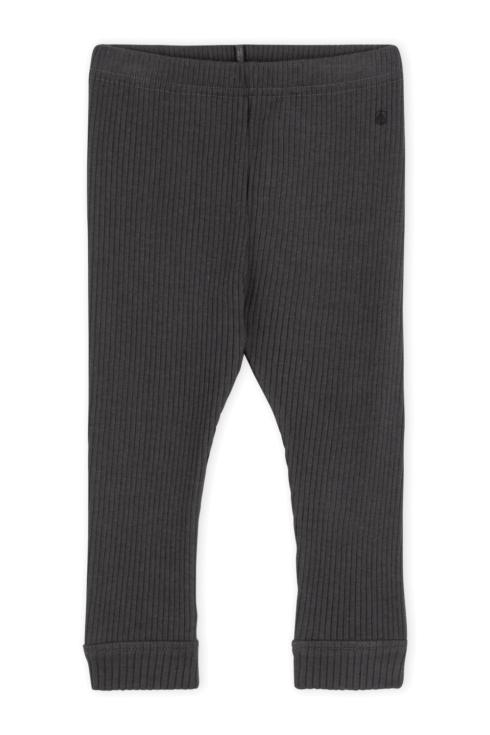 תמונה קידמית של מכנסי טייץ בסריגת ריב - גילאי 3-12 חודשים