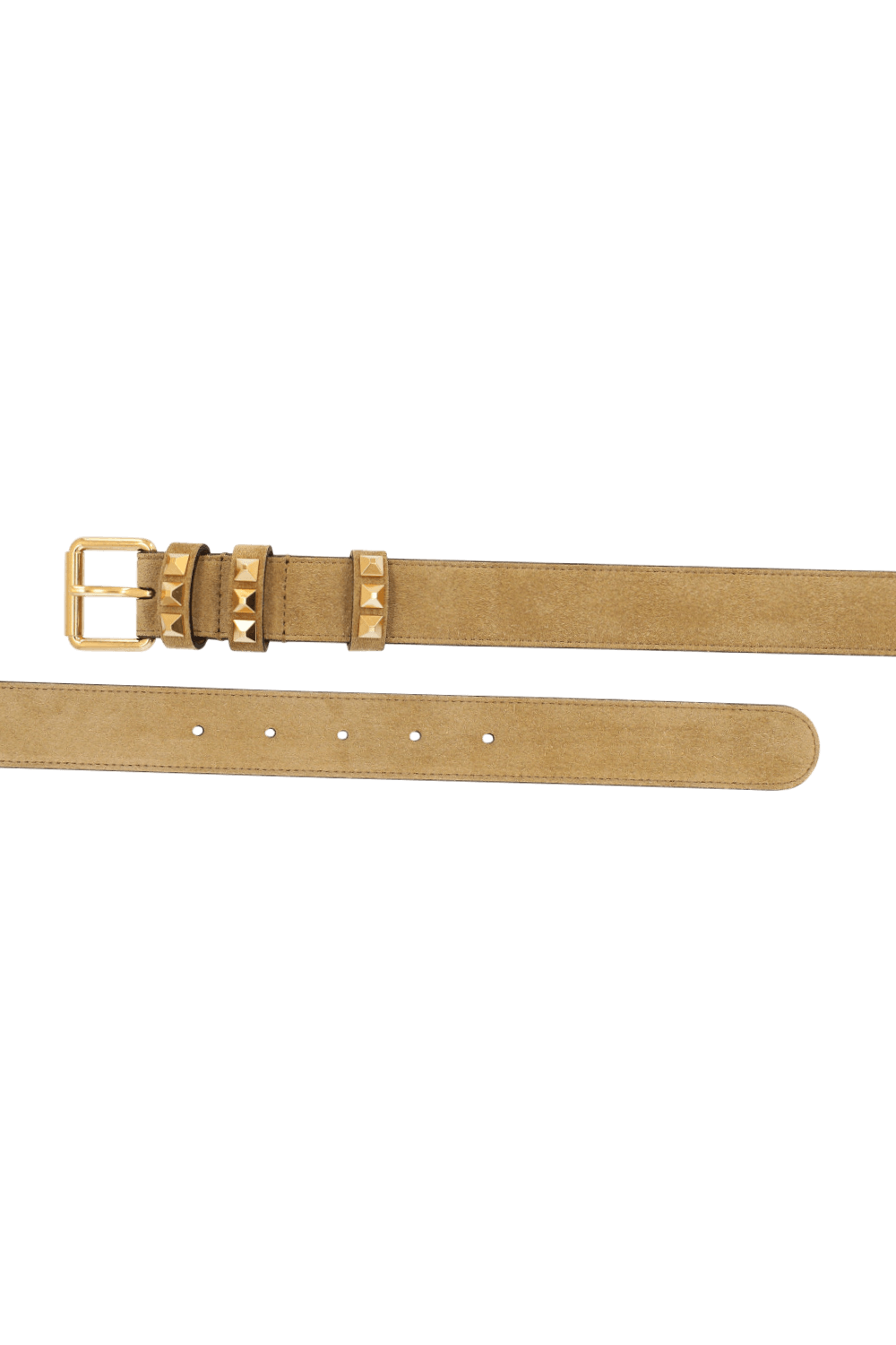 תמונה אחורית של חגורת זמש