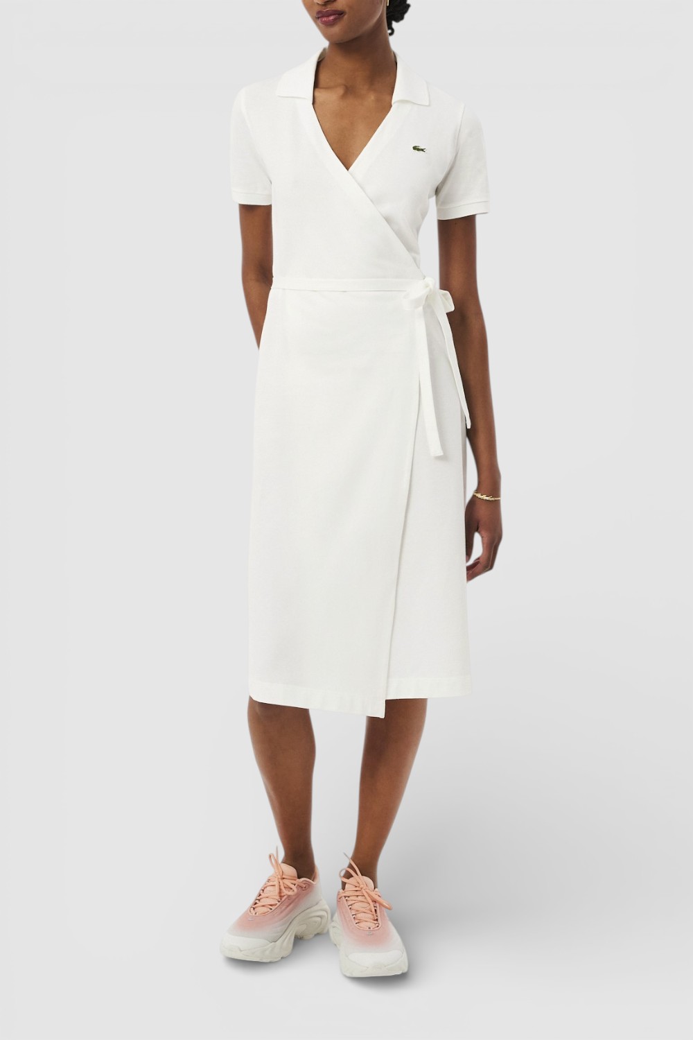 תמונת דוגמן קידמית של שמלת פולו מידי