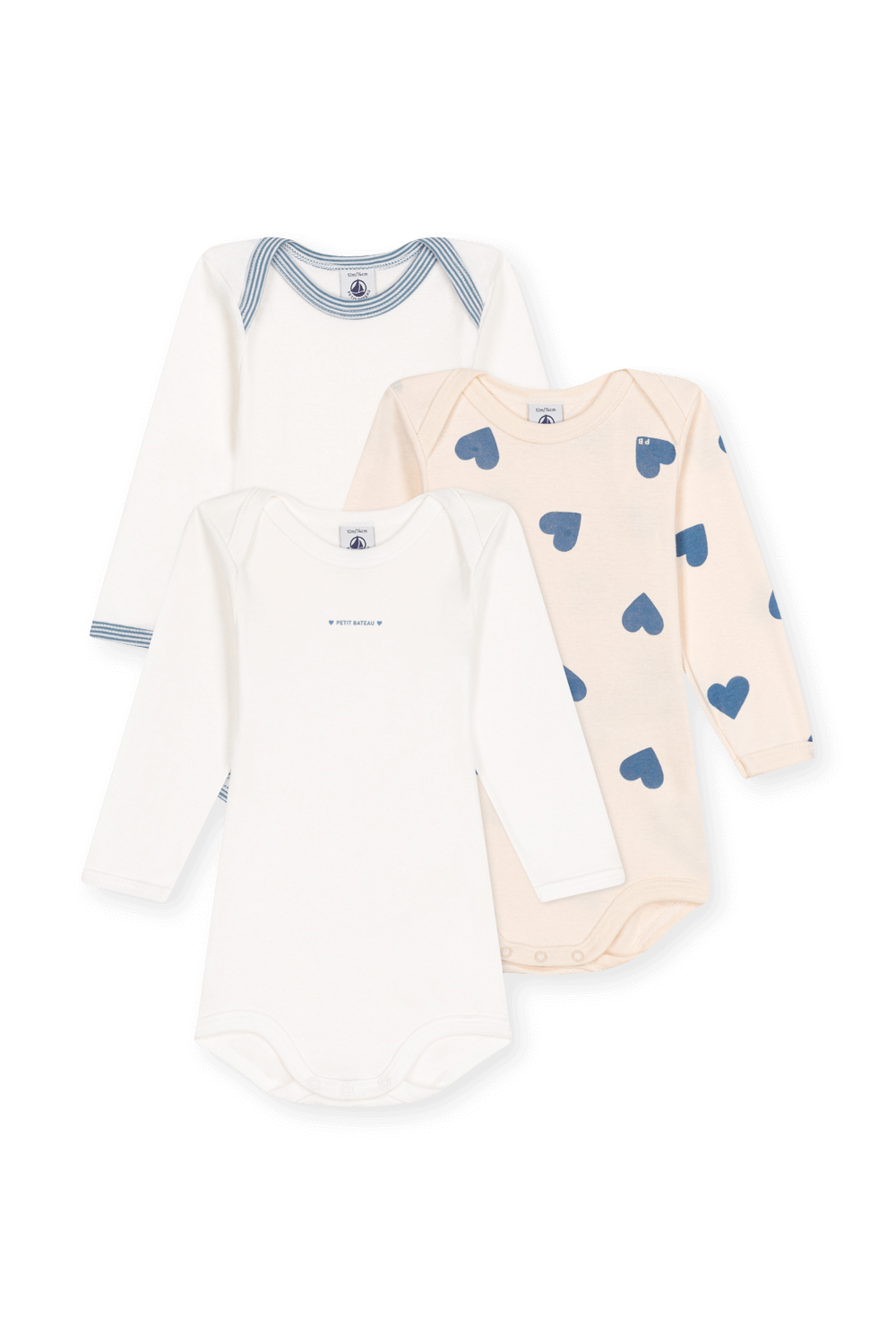 תמונה קידמית של מארז שלושה בגדי גוף - גילאי 3-26 חודשים