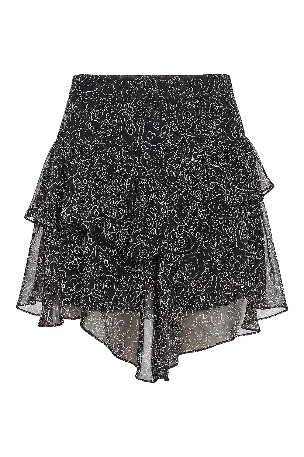 תמונה קידמית של חצאית מלמלות