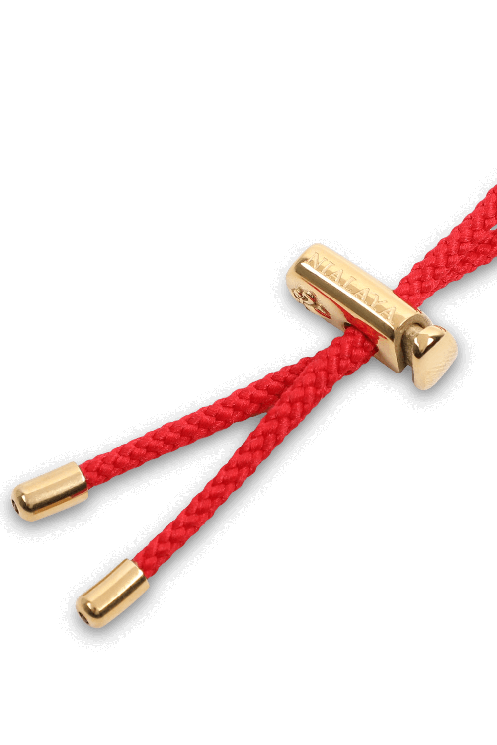 תמונה אחורית של צמיד מיתר מתכוונן