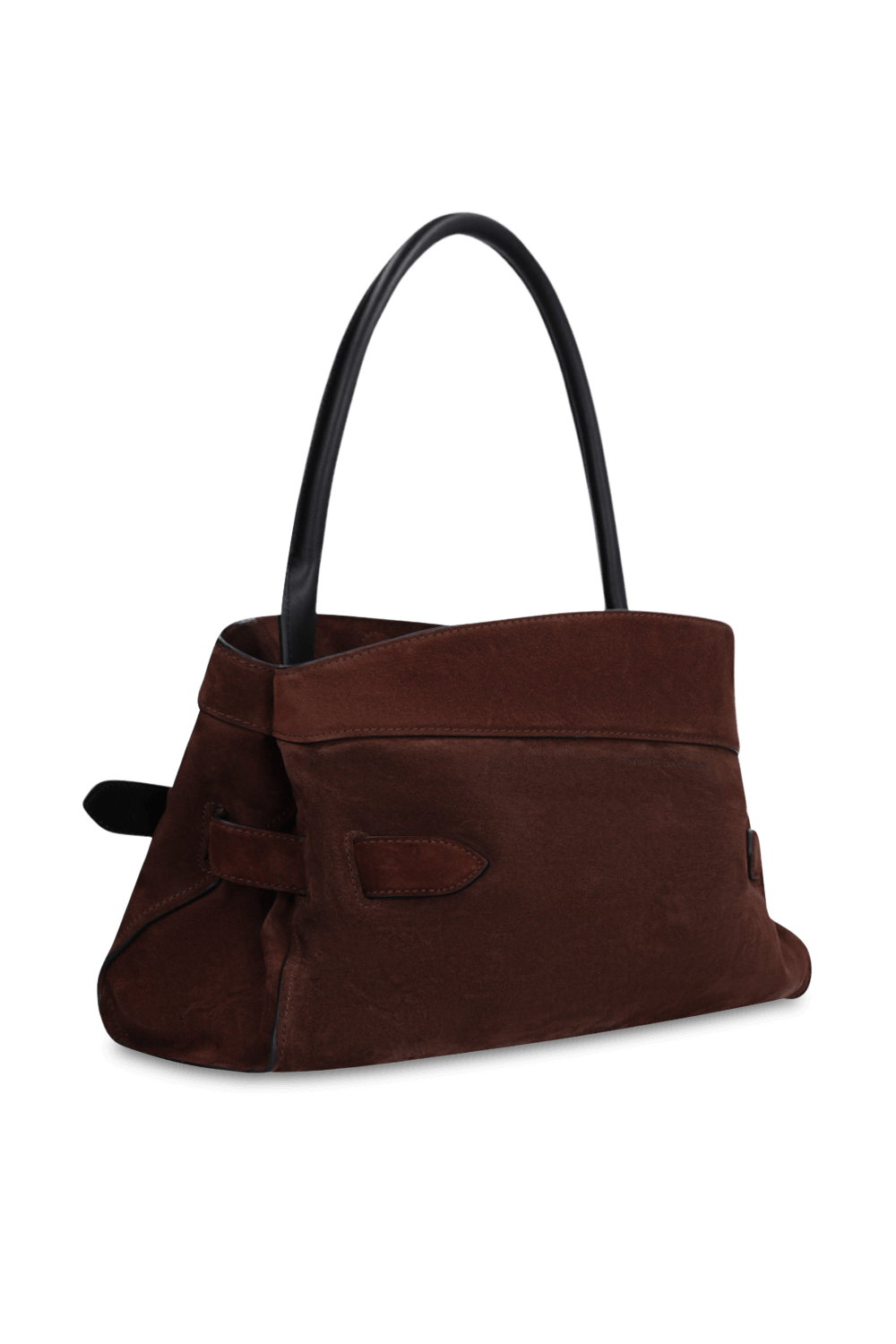 תמונה אחורית של תיק כתף דקוטה זמש