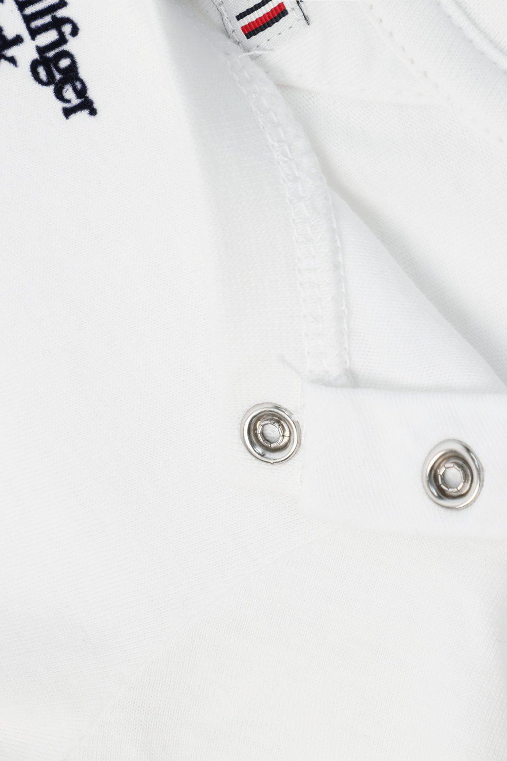 תמונה אחורית של חולצת טי מכותנה עם רקמה - גילא 9-16 חודשים