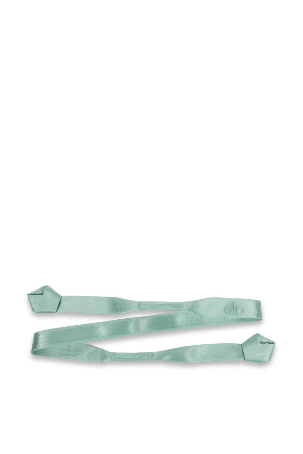 תמונה קידמית של רצועת יוגה בירוק מנטה