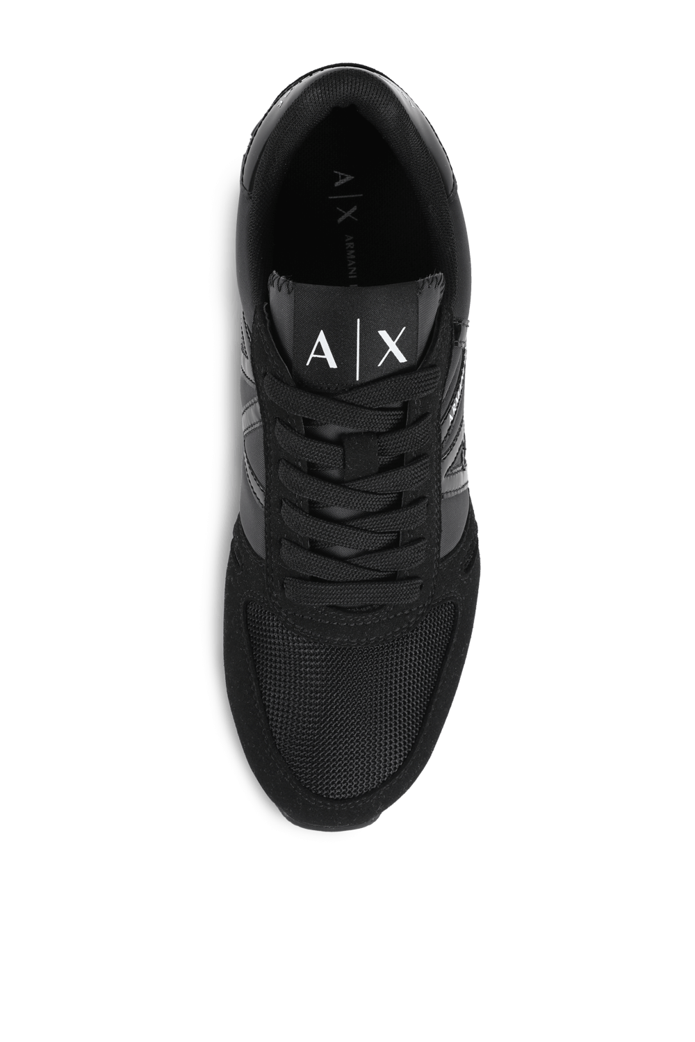 Sneakers With Logo in Black ARMANI EXCHANGE