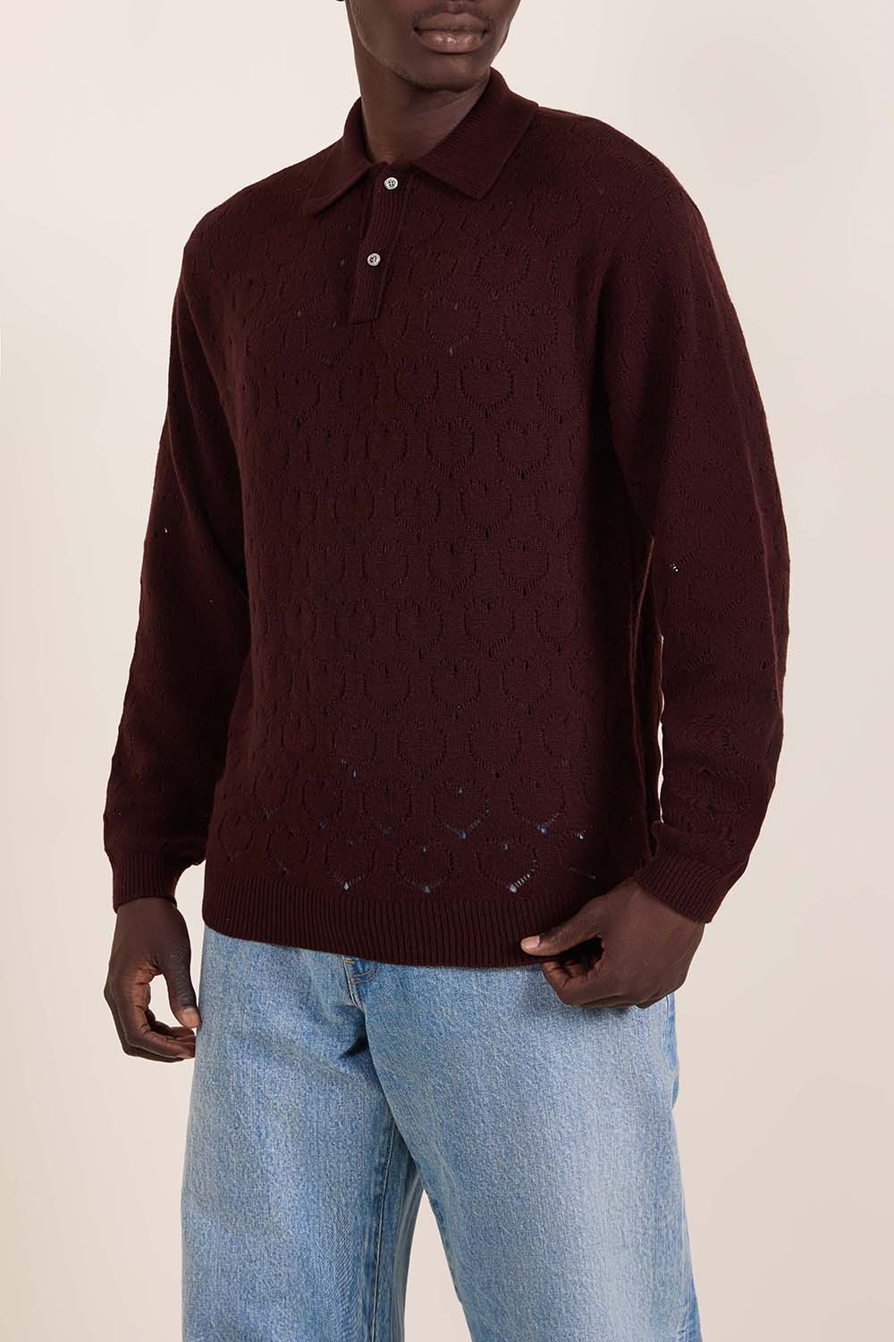 תמונת דוגמן קידמית של סריג פולו