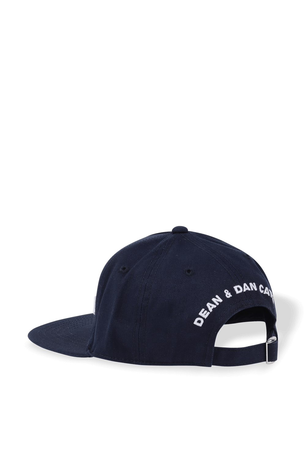 כובע מצחייה כחול עם רקמת לוגו בלבן DSQUARED2 KIDS
