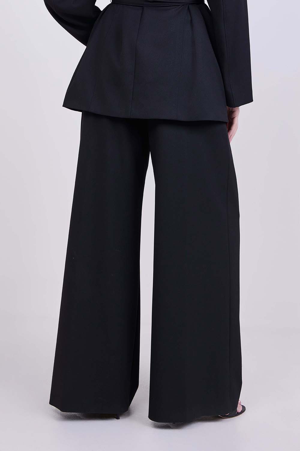 תמונת דוגמן אחורית של מכנסיים מחוייטים