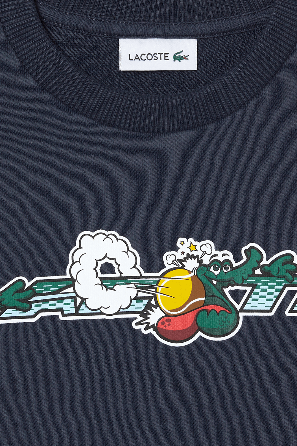 תמונת תקריב של סווטשירט צווארון עגול - גילאי - 3-14