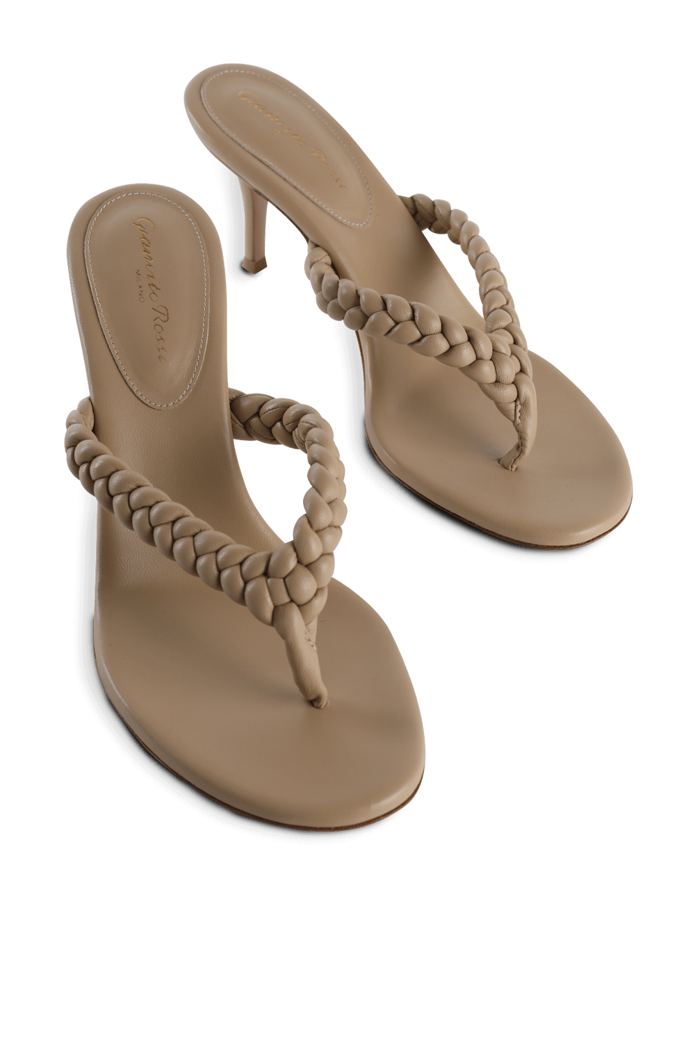 תמונת תקריב של Tropea Heels in Nude