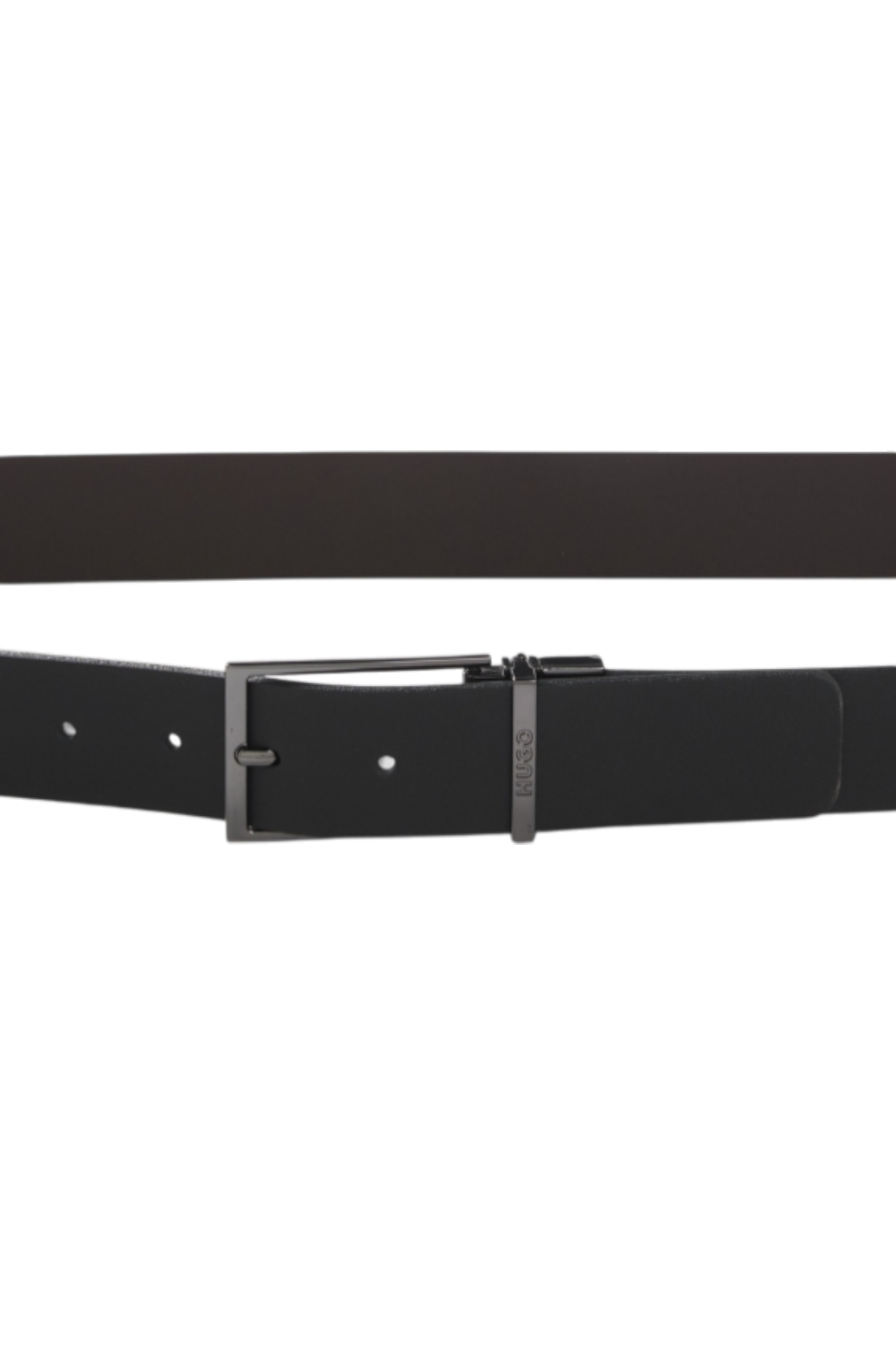 תמונת תקריב של חגורת עור