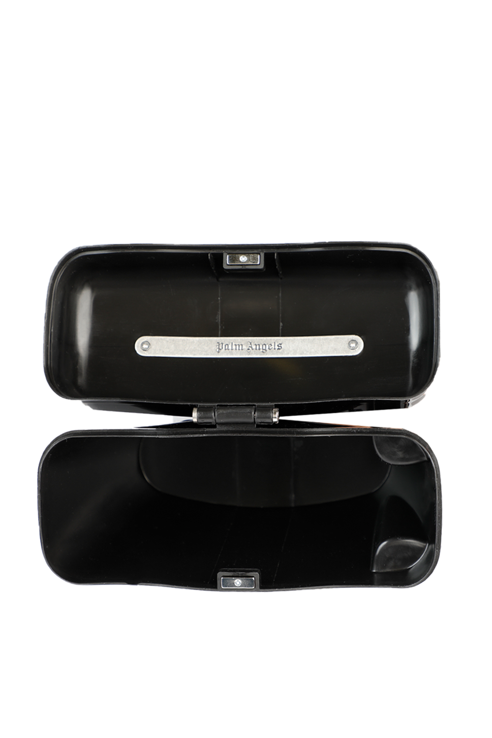 תמונת תקריב של תיק גלוסי מיני בשחור