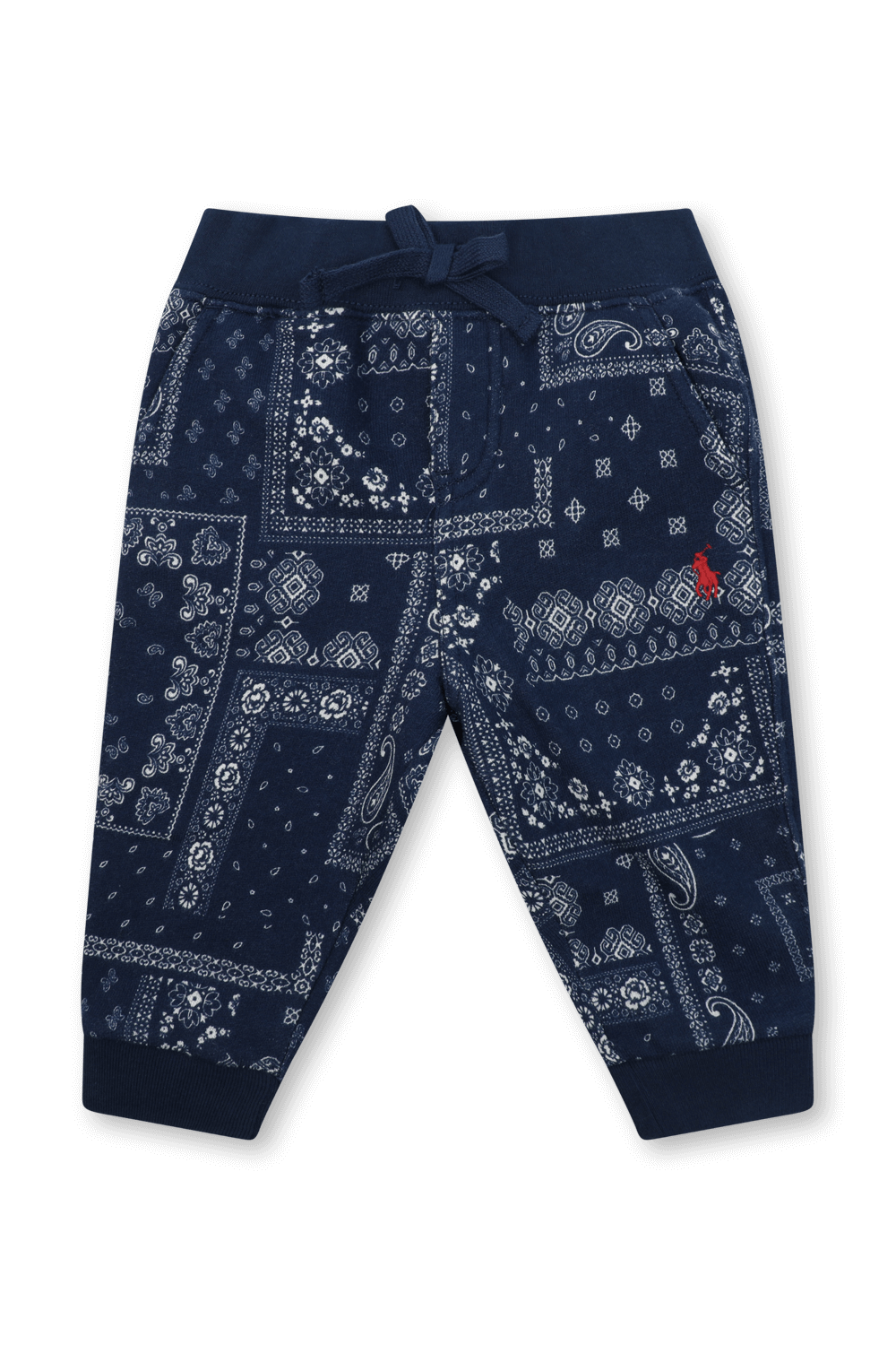 תמונת תקריב של סט פיג'מה פוטר בהדפס בנדנה - גילאי 3-24 חודשים