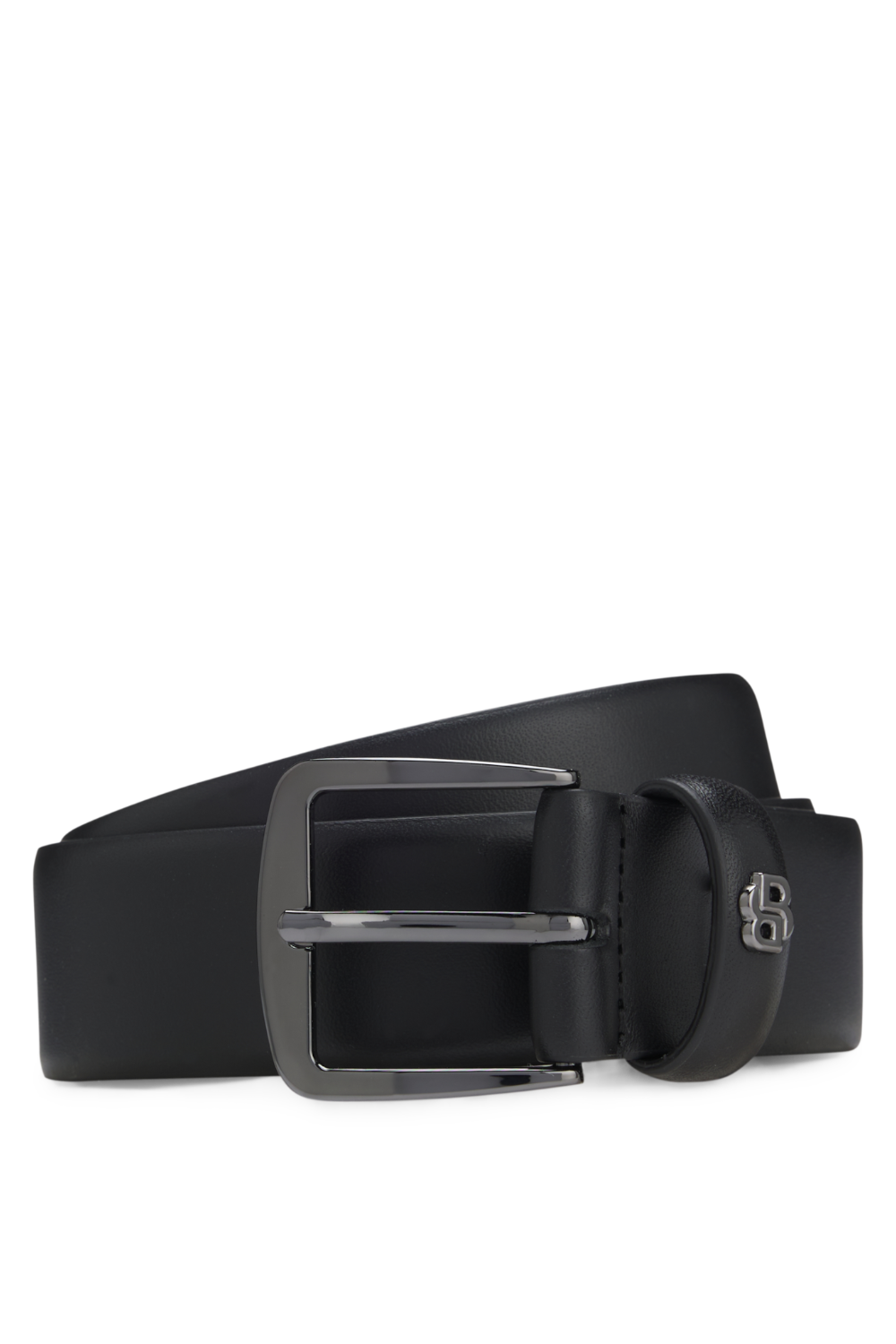 תמונת תקריב של חגורת עור