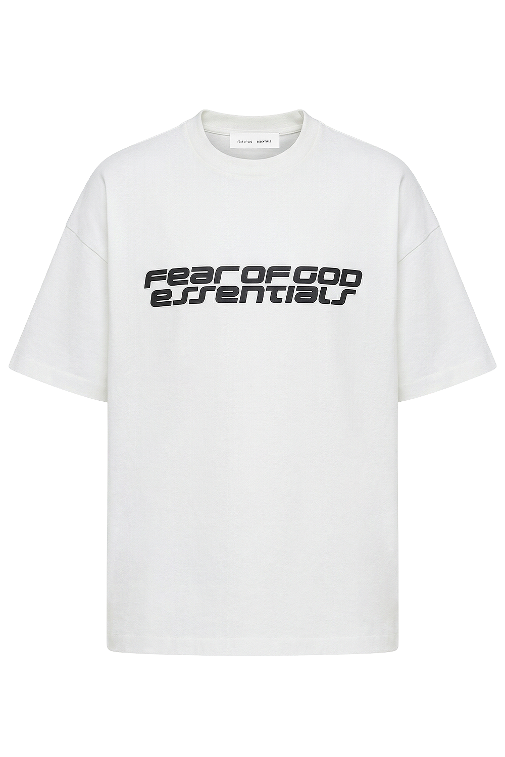 תמונה קידמית של חולצת טי אוברסייז