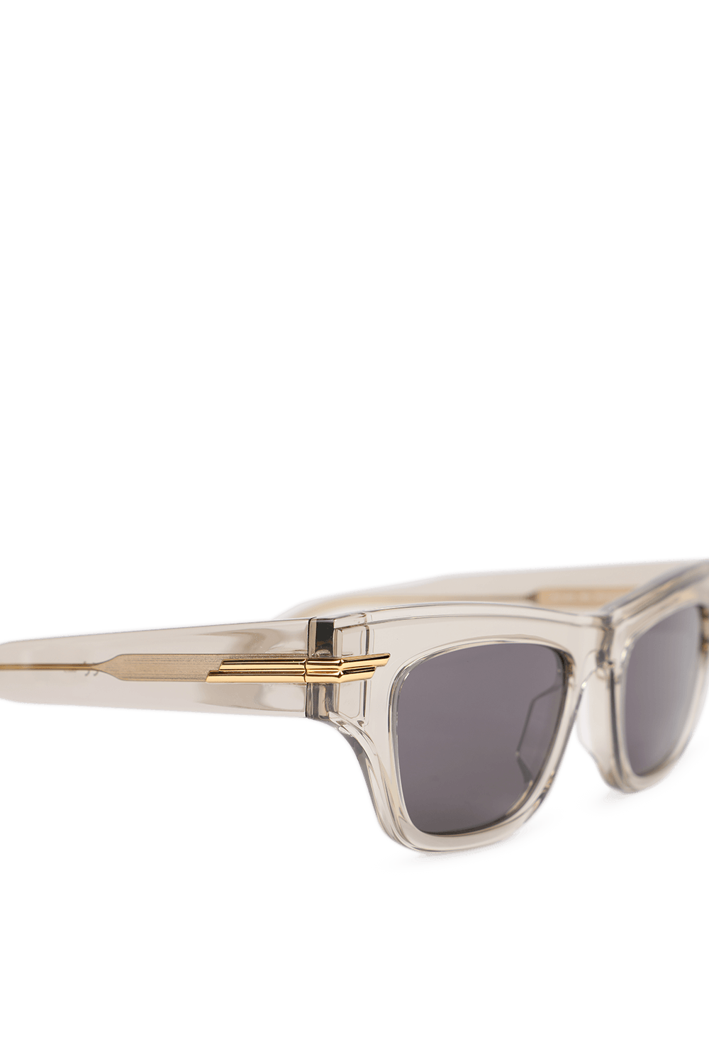 משקפי שמש עם מסגרת שקופה image number null BOTTEGA VENETA