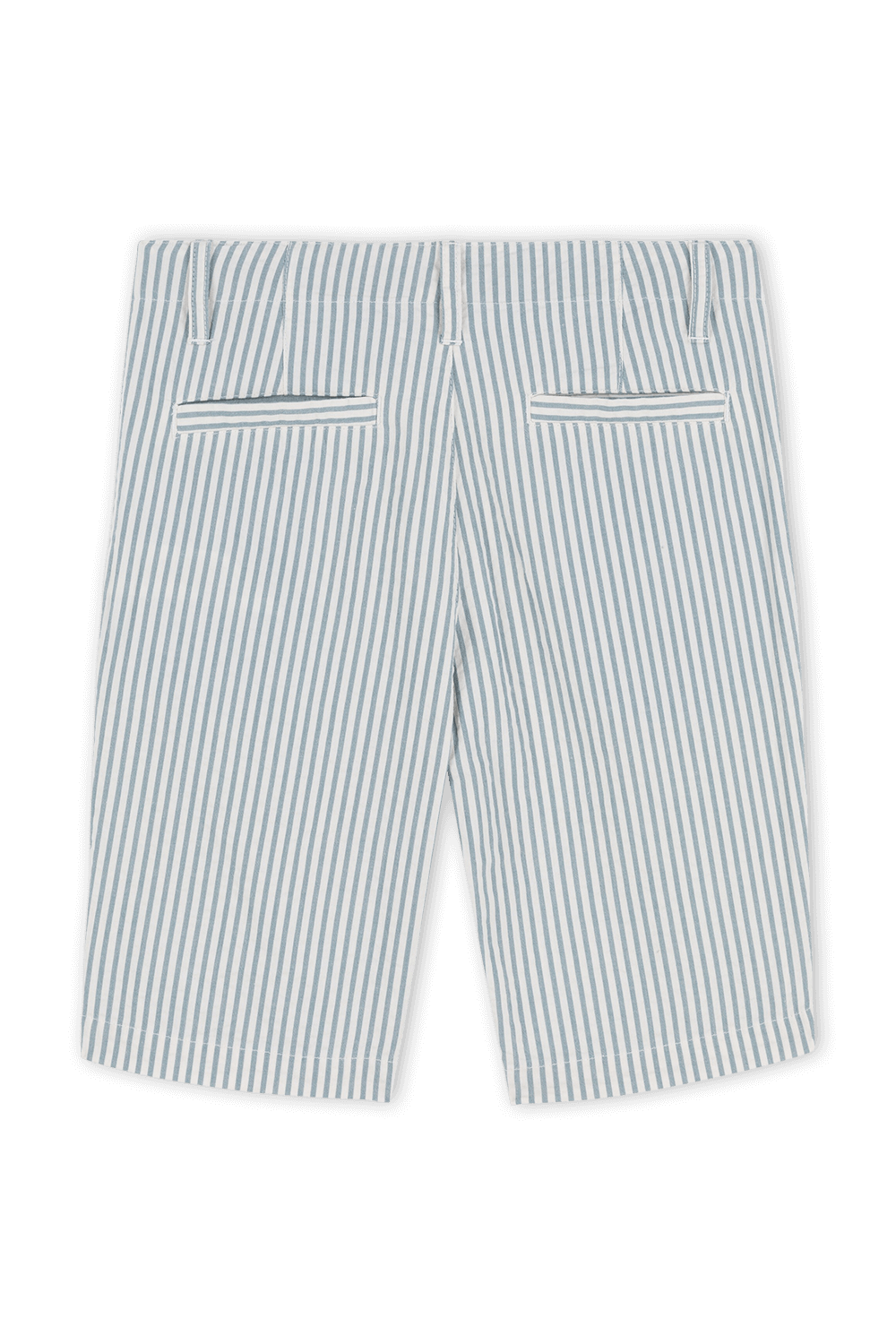 גילאי 2-5 מכנסי ברמודה פסים בגוון כחול PETIT BATEAU