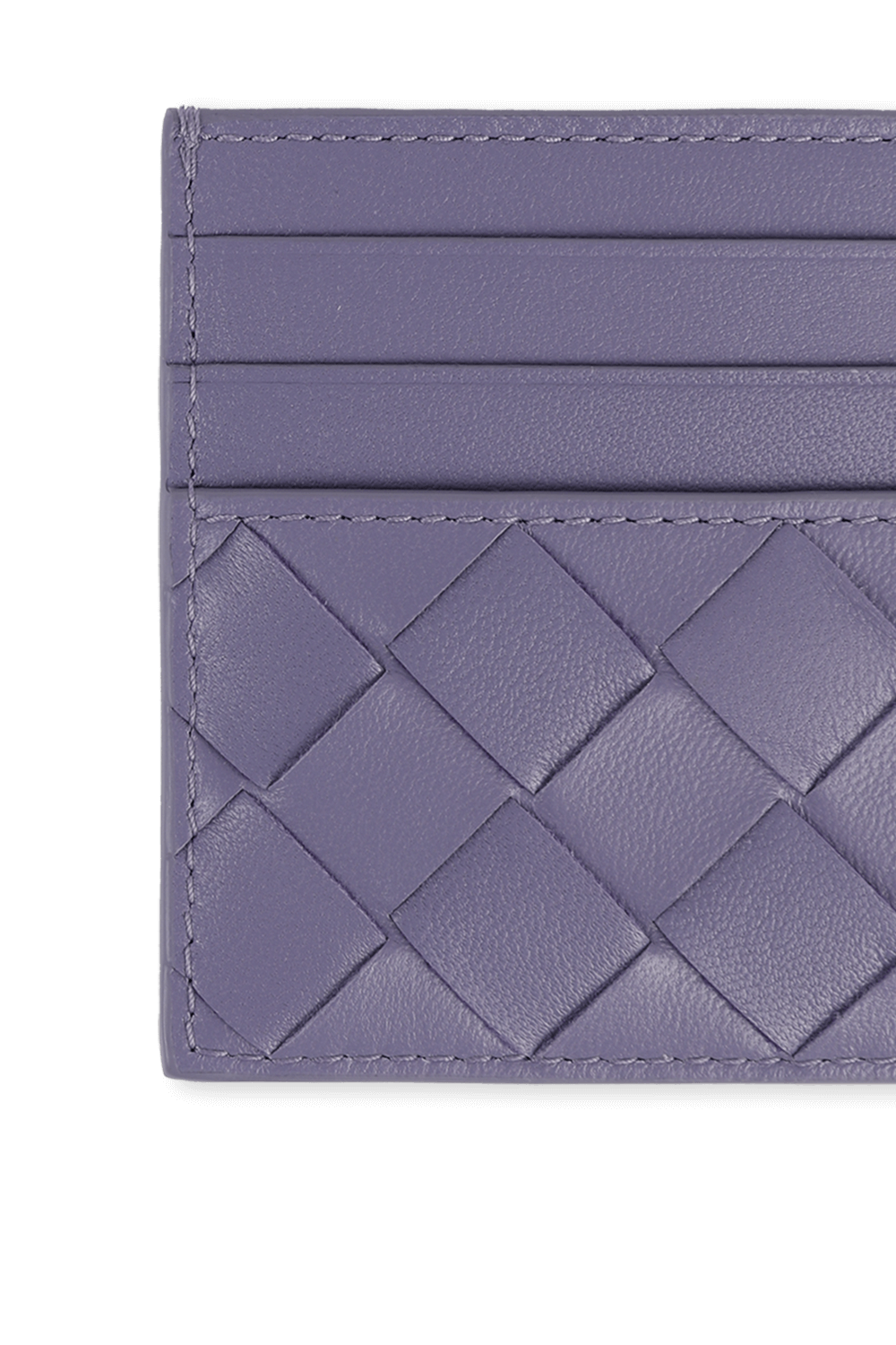תמונה אחורית של Card Case in Lavender Nappa Leather