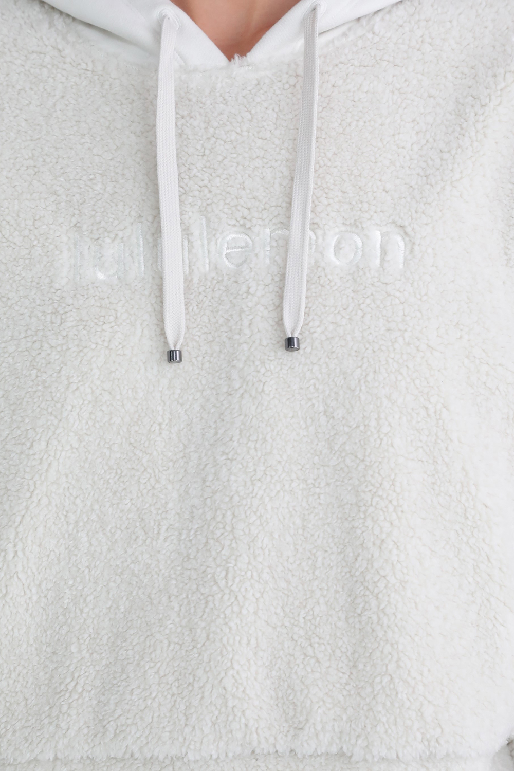 Textured Fleece Embroidered Logo Hoodie LULULEMON