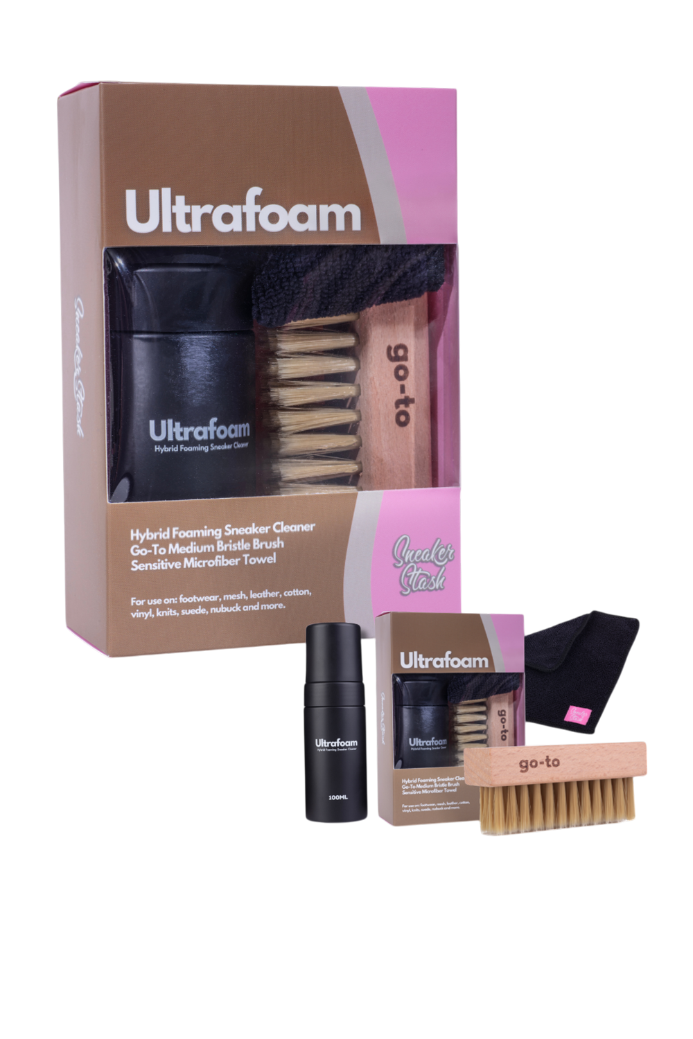 תמונה אחורית של ערכת ניקוי