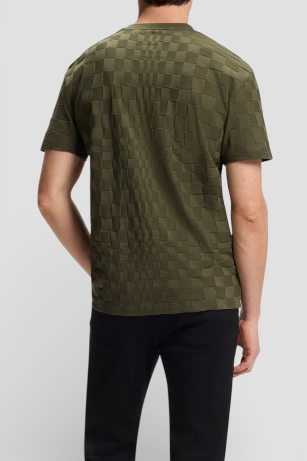 תמונת דוגמן אחורית של חולצת טי פורשה X בוס