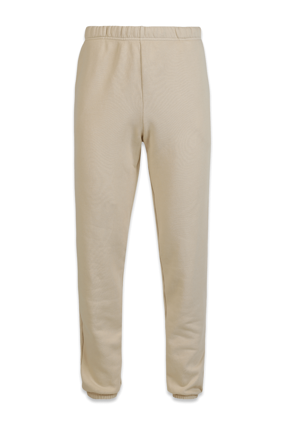 תמונה קידמית של מכנסי ג'וג בגוון קרם