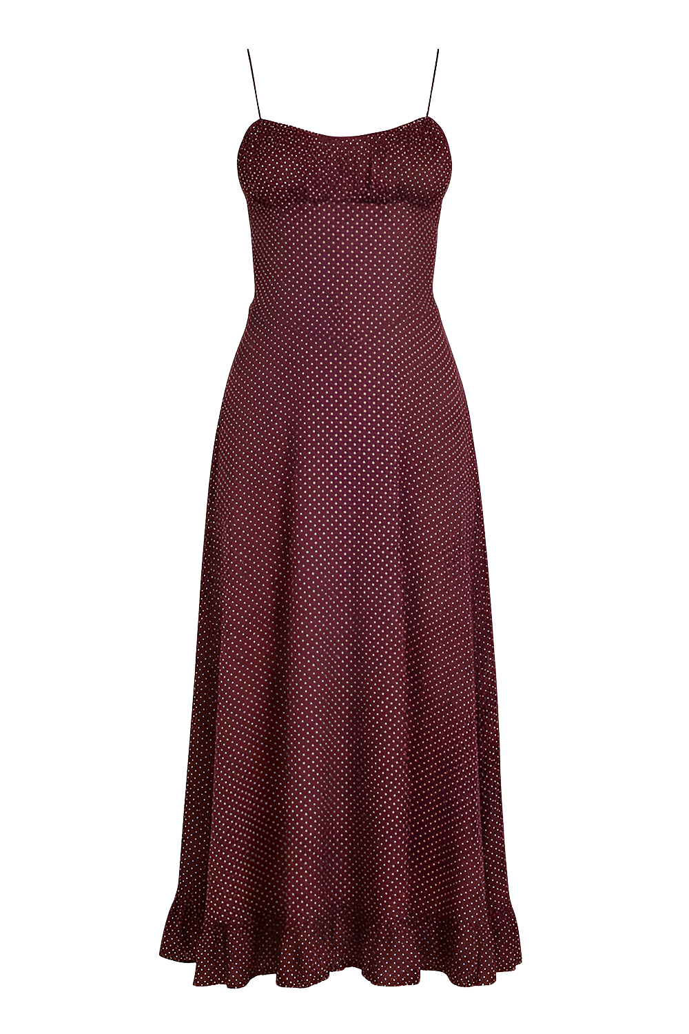 תמונה קידמית של שמלת מקסי