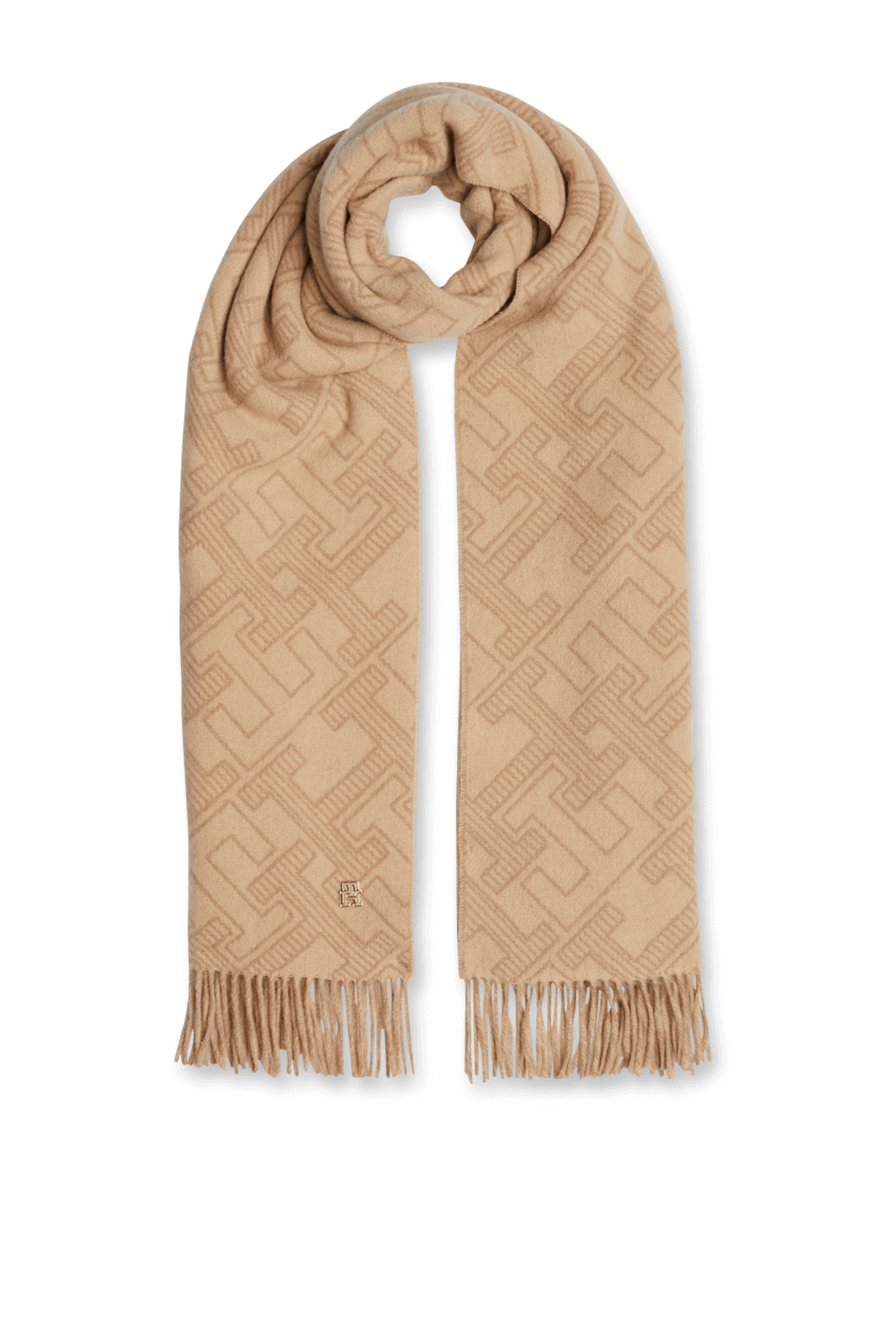 תמונה קידמית של צעיף צמר