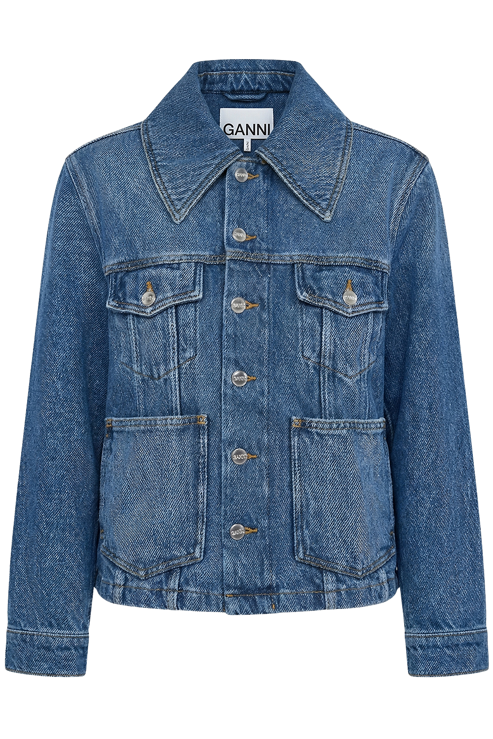 תמונה קידמית של ז'קט ג'ינס