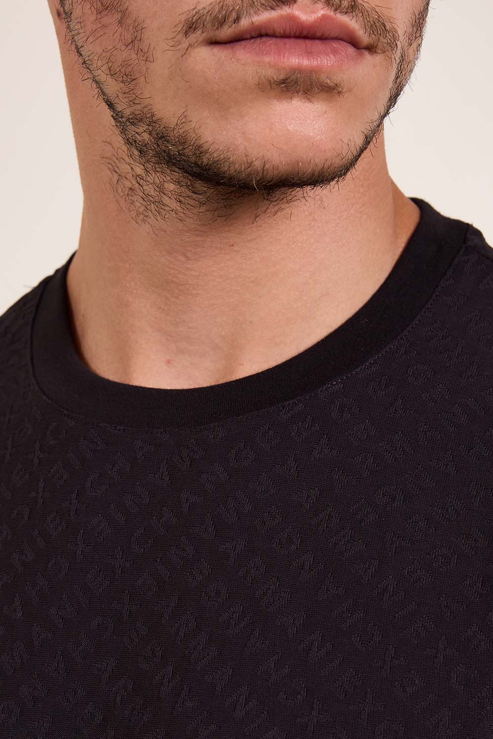 תמונת תקריב דוגמן של חולצת טי