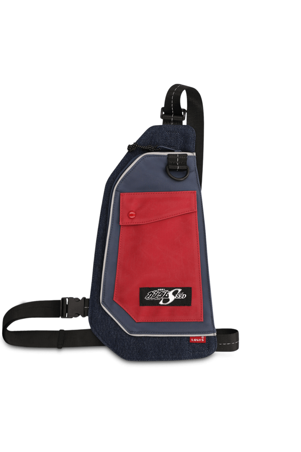 תמונה קידמית של ליוויס X גנדאם תיק פאוץ'