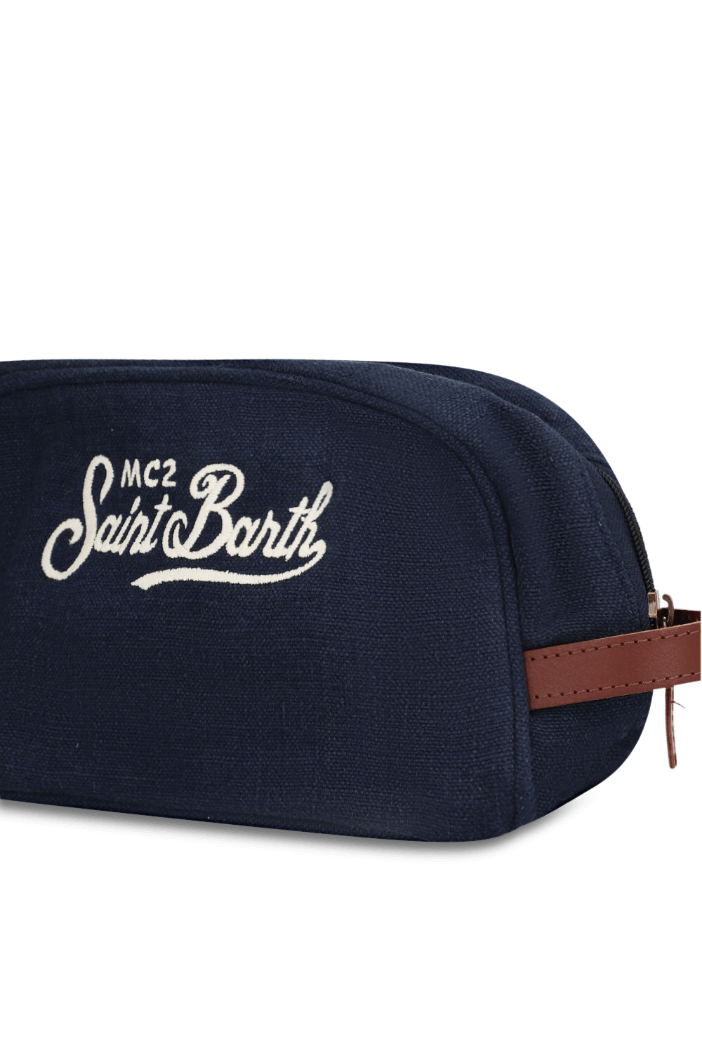 תמונת תקריב של תיק רחצה פשתן