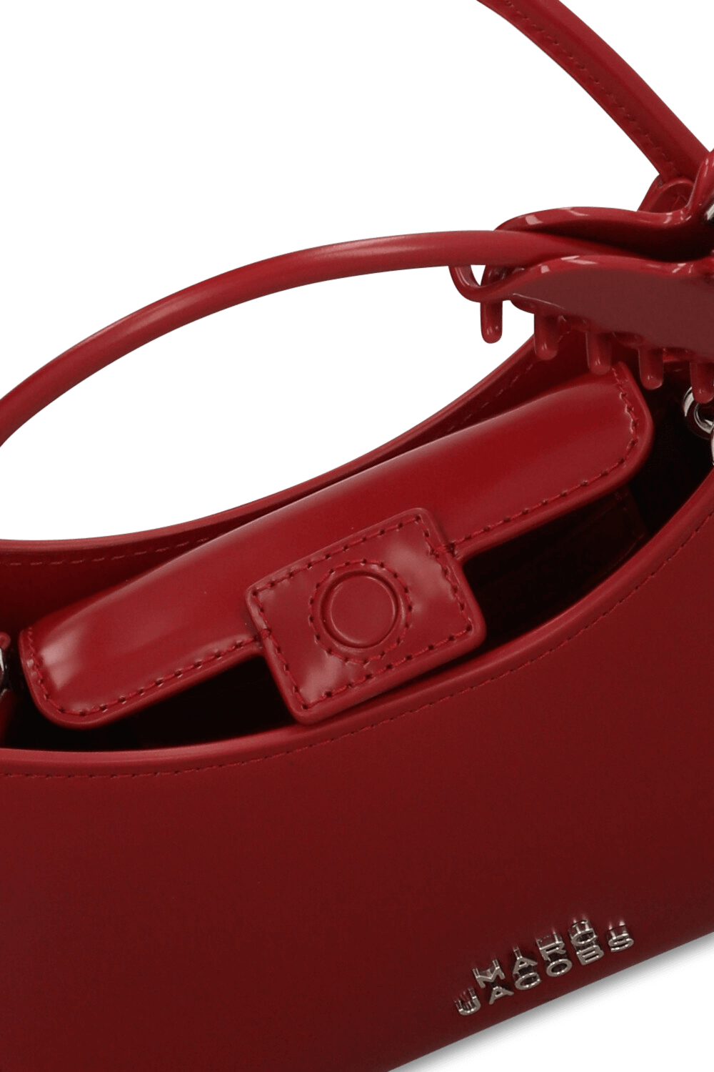 תמונת פנים של תיק כתף עם קליפס לשיער