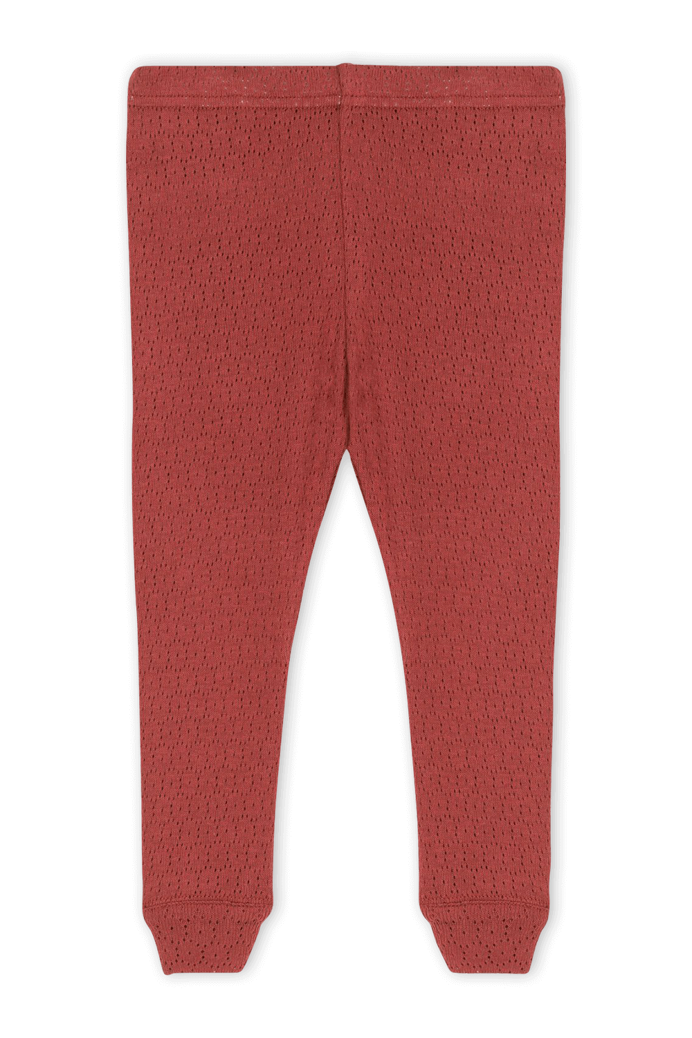 תמונה אחורית של גילאי 3-12 חודשים מכנסי טייץ אדומים עם פתחי אוורור