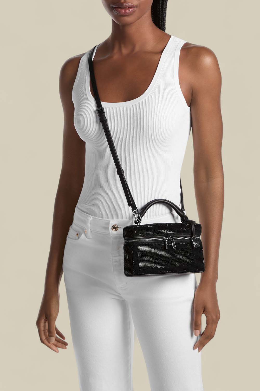 תמונת דוגמן קידמית של תיק קרוס קריסטלים אקסטרה סמול