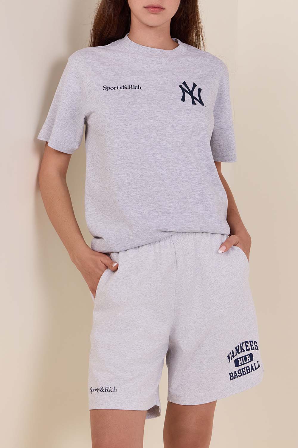 תמונת דוגמן קידמית של חולצת טי אליפות ינקיס