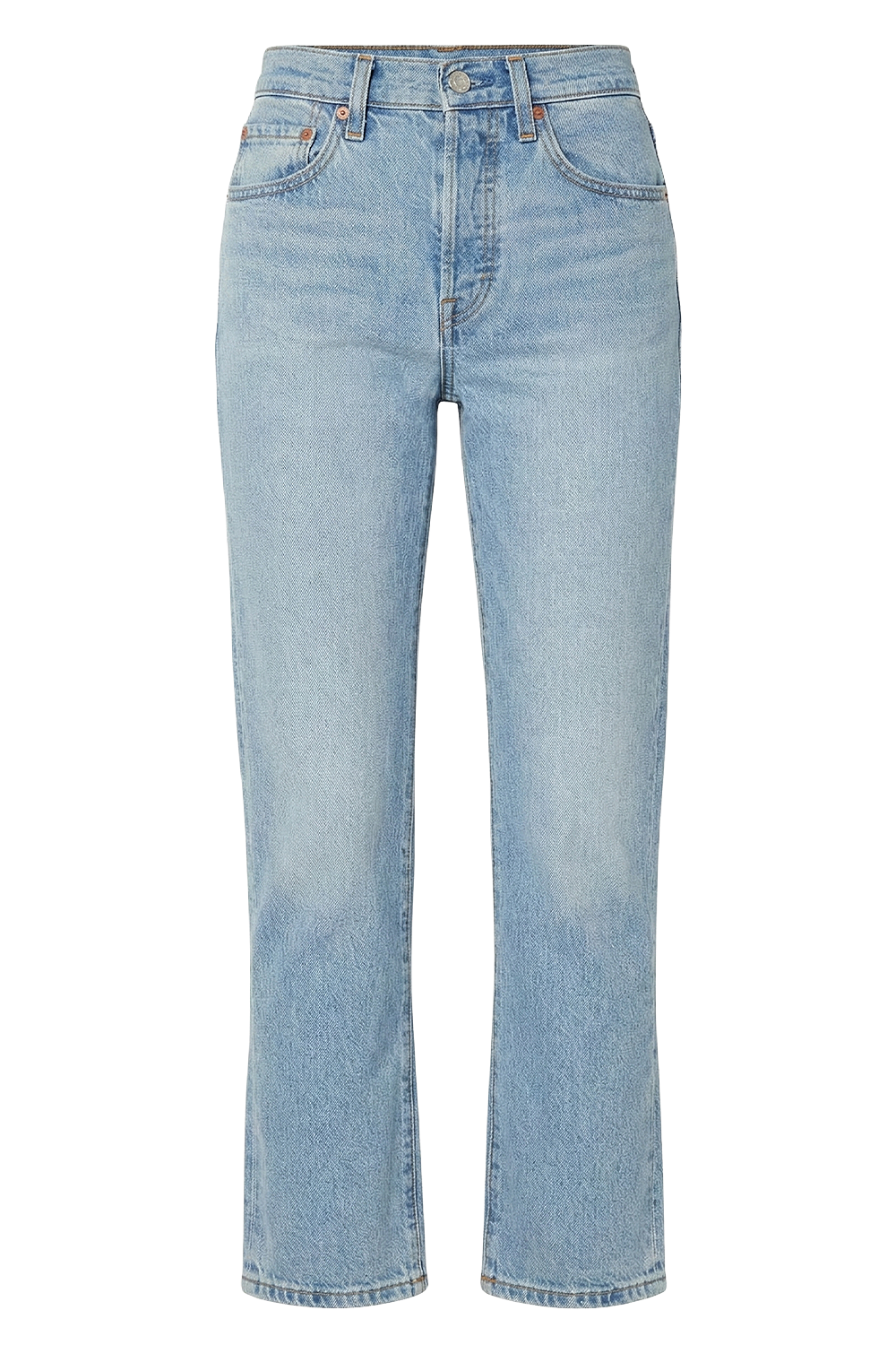 תמונה קידמית של מכנסי ג'ינס 501