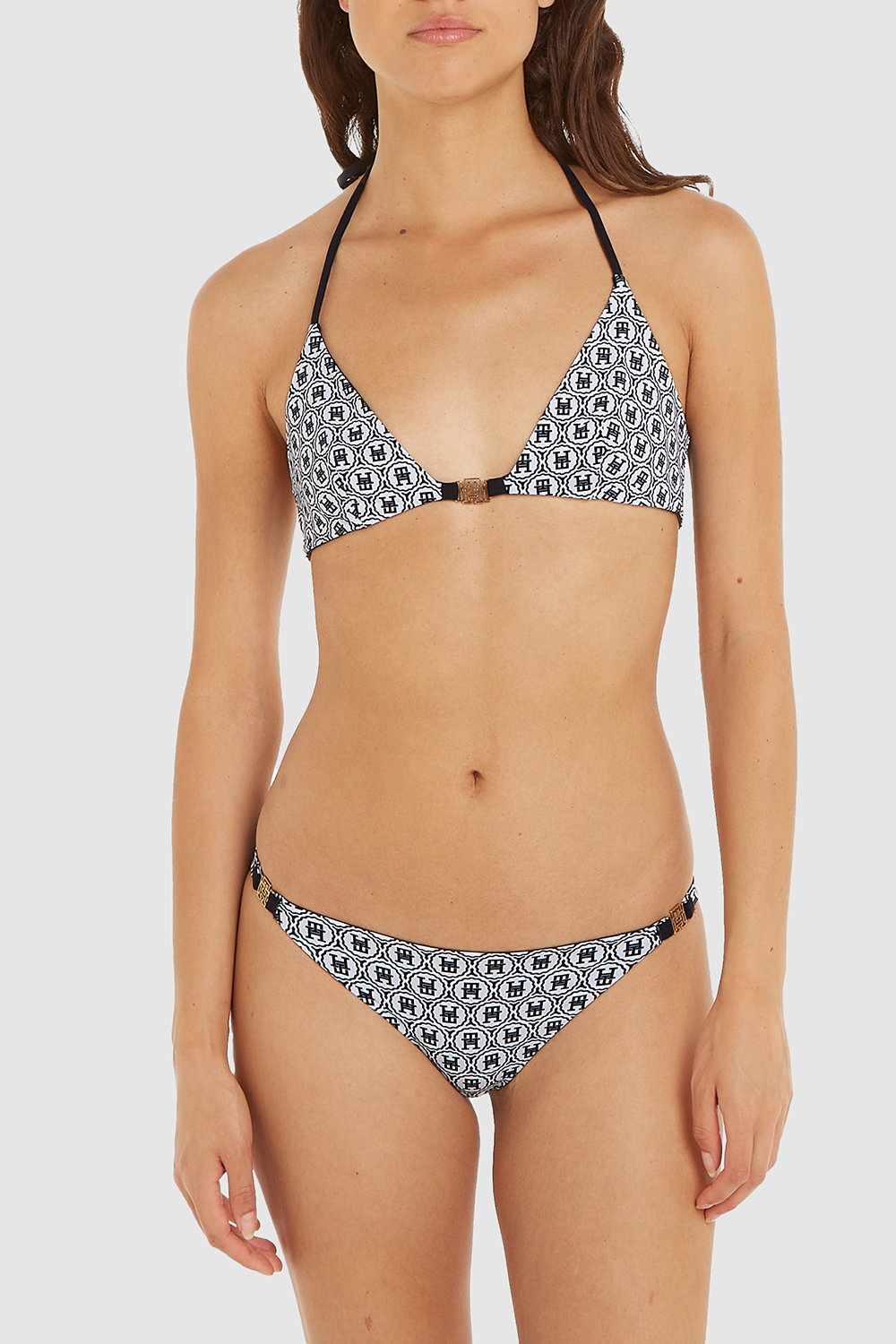 תמונת דוגמן קידמית של חזיית בגד ים דו צדדית