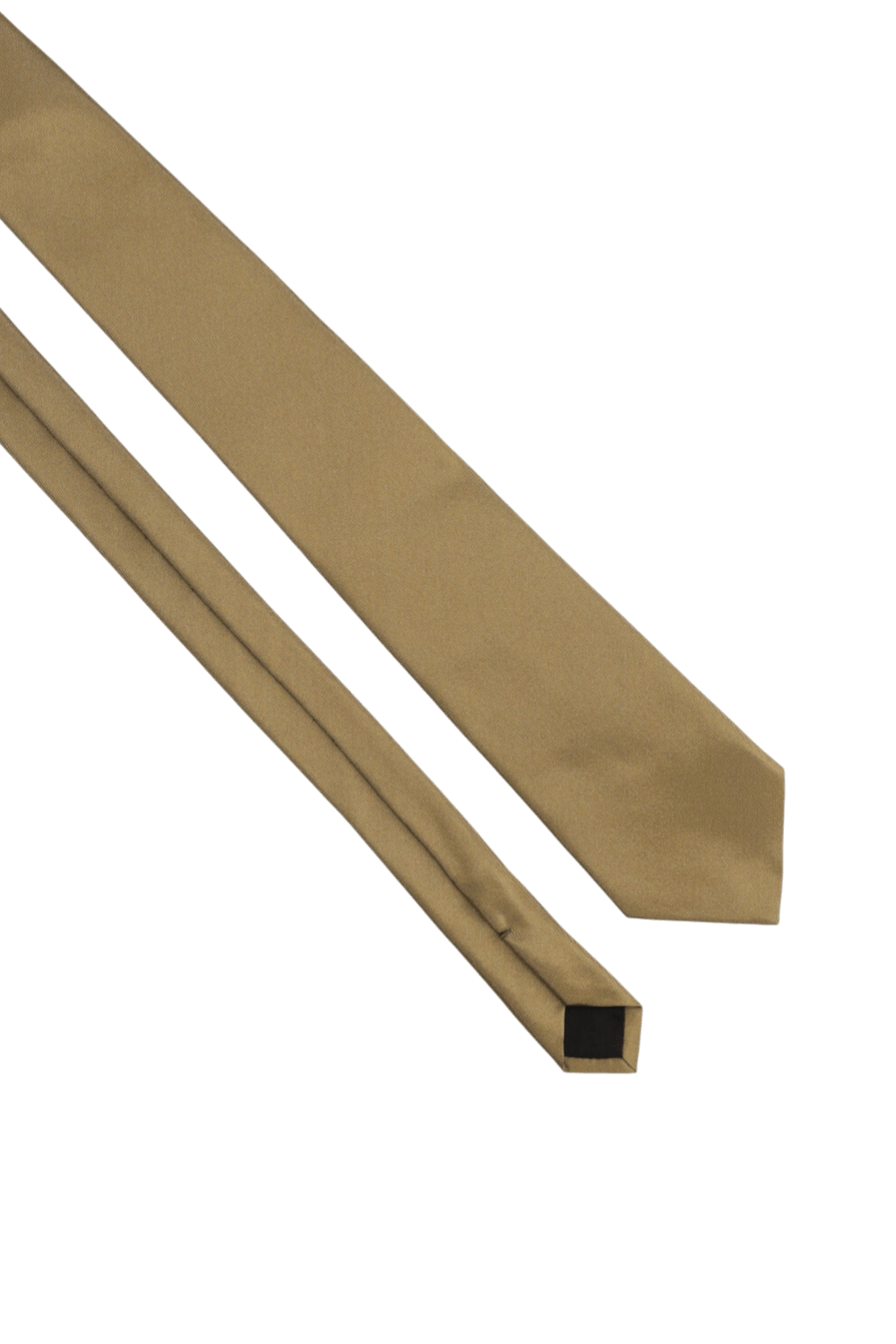 תמונה אחורית של עניבת משי סאטן