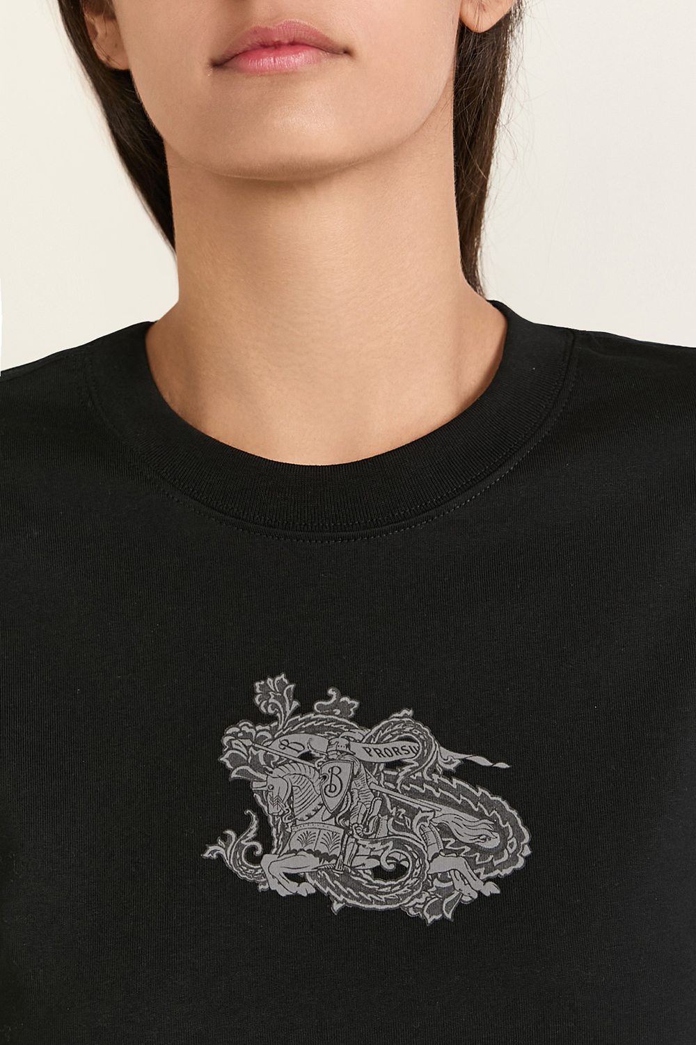 תמונת תקריב דוגמן של חולצת טי