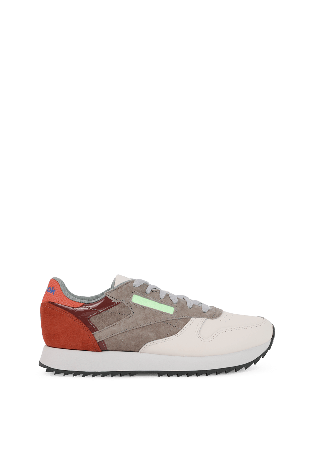 תמונה קידמית של Classic Leather Ripple Shoes in Earth Tones