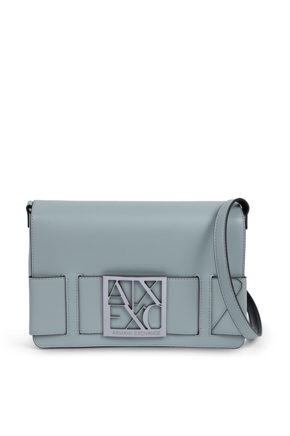 תמונה קידמית של תיק קרוס עם אבזם לוגומאני