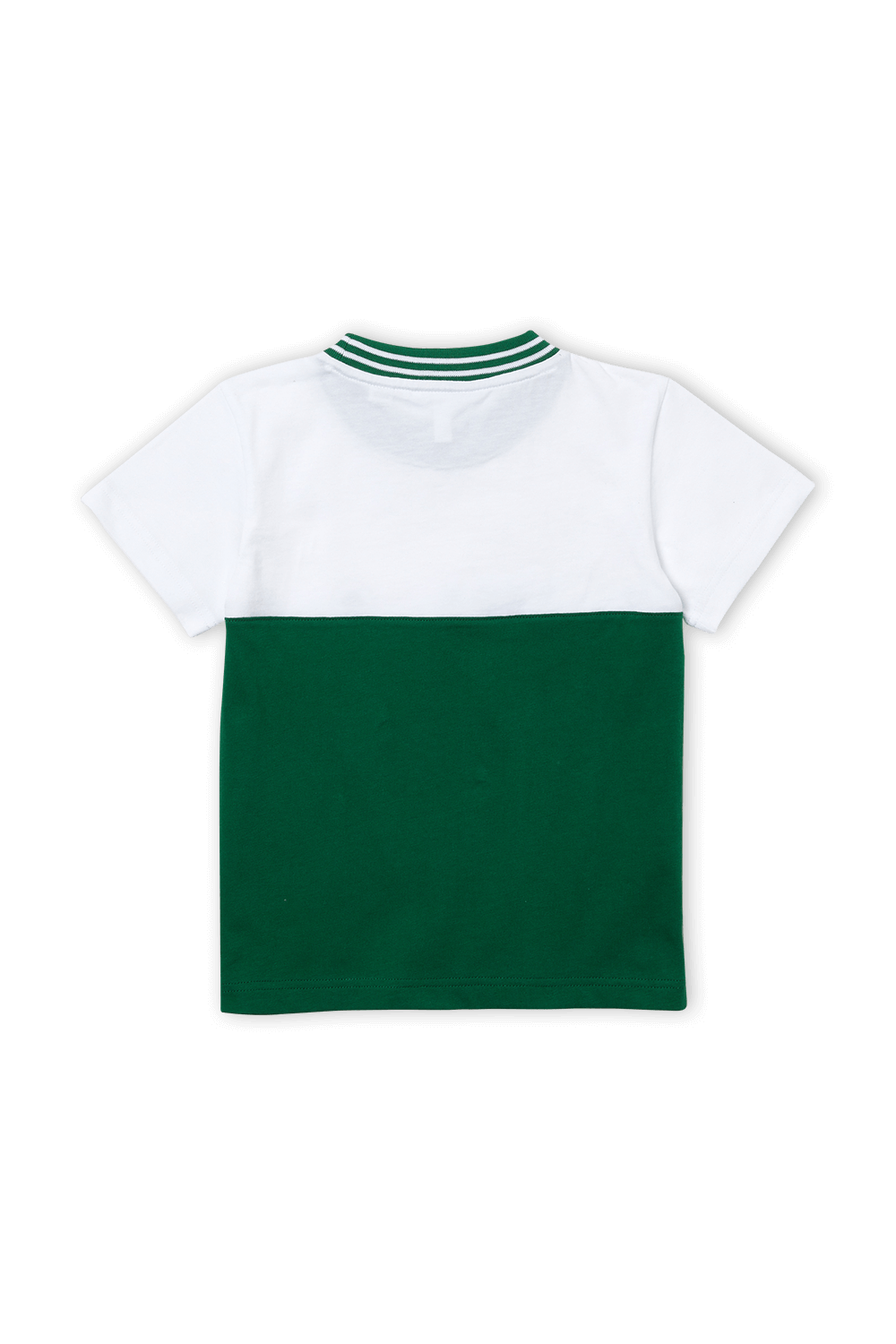 חולצת טי בגווני ירוק ולבן LACOSTE KIDS